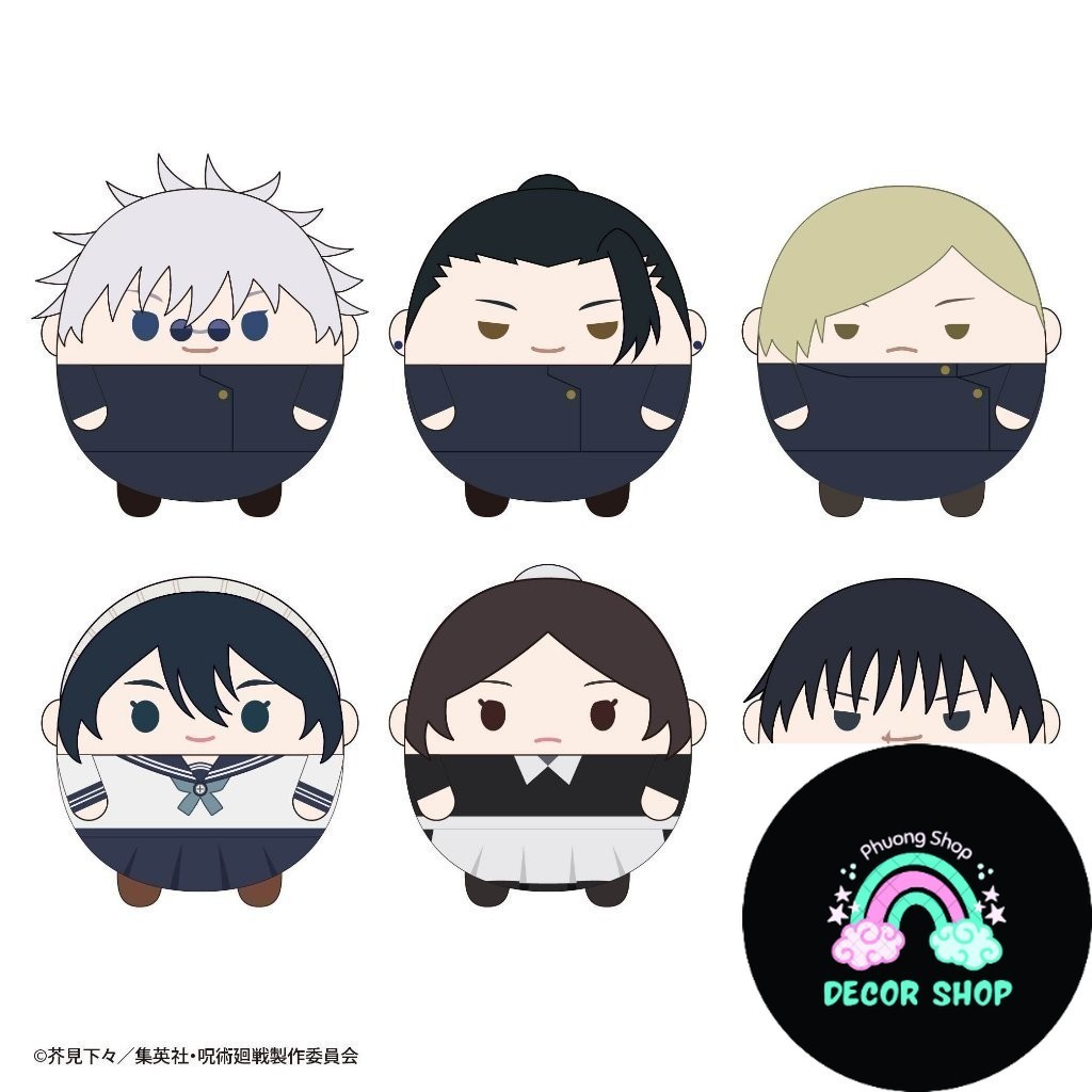 Móc khóa Fuwa 4 Jujutsu Kaisen- trí deocr