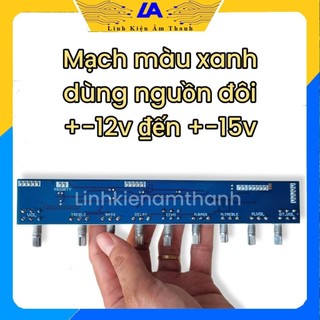 Mạch Pre Loa Kéo 9 Nút Volume, Mạch Loa Kéo 9 Volume Nguồn Đơn PR9