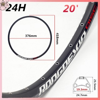 Vành bánh xe đạp leo núi oto 20 inch 24 / 28 / 32 / 36 lỗ vành bánh xe đĩa đôi