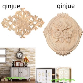 Set 1/2 Miếng Dán Gỗ Chạm Khắc Hoa Văn Trang Trí Nội Thất