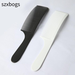 Szxbogs lược cắt tóc, lược cắt tóc cong chống tĩnh điện chịu nhiệt, lược bằng nhựa làm tóc lược cắt tóc nam