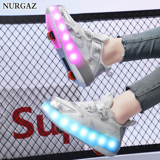 Giày Nurgaz Heelys, giày có đèn led, giày lăn, giày có bánh đôi