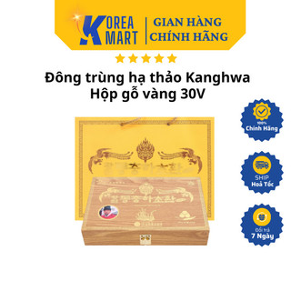 Đông trùng hạ thảo kanghwa hàn quốc sanofia - 30 viên hộp gỗ vàng