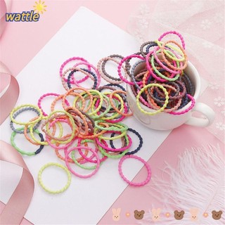 Bộ 50 cuộn dây thun buộc tóc dễ thương cho bé gái