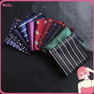 Khăn tay vuông bỏ túi vải satin in hoa