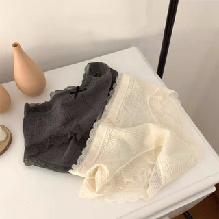 Pháp Kem Puff Thoáng Khí Giữa Eo Cô Gái Ren Nữ Cotton Phong Cách Nhật Bản Thu Đông Nguyên Chất Cotton Đáy Quần Lót Nữ Bán Buôn