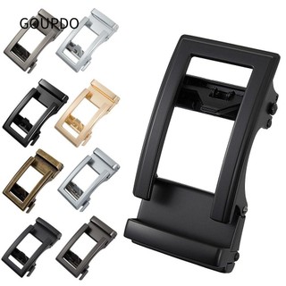 GOUPDO Thắt lưng Khóa tự động Thủ công bền bỉ DIY Holeless Khóa 36mm