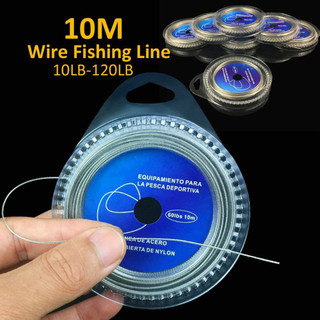 10m 7 dây bện 10lb-120lb dây thép không gỉ dây câu siêu chắc