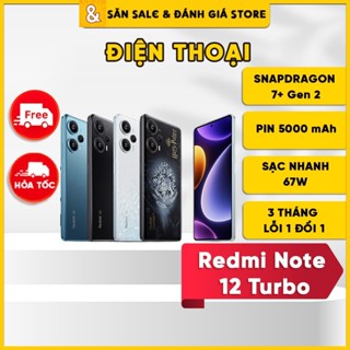 Điện thoại Xiaomi Redmi Note 12 Turbo 5G [New 100%] (BH 3 Tháng 1 Đổi 1)- Snapdragon 7+ Gen 2 Giá Rẻ