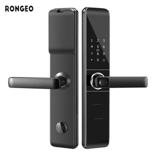 RONGEO ổ khóa Giám sát nhận dạng khuôn mặt 3D khóa vân tay khóa mật khẩu hoàn toàn tự động khóa thông minh điện tử gia đình ổ khóa cửa nhà