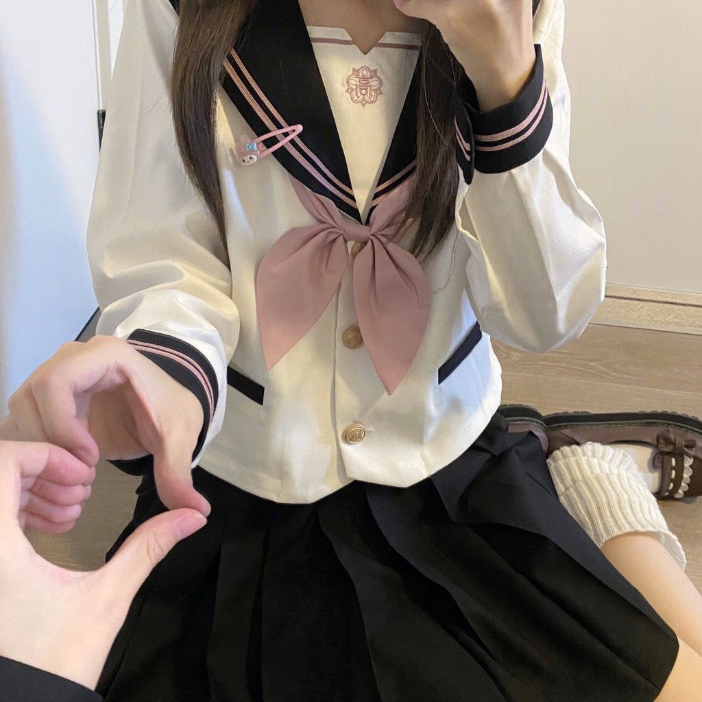 Giảm giá Đồng phục F&X JK, trang phục thủy thủ Nhật Bản nguyên bản, phong cách cơ bản, bộ đồng phục 