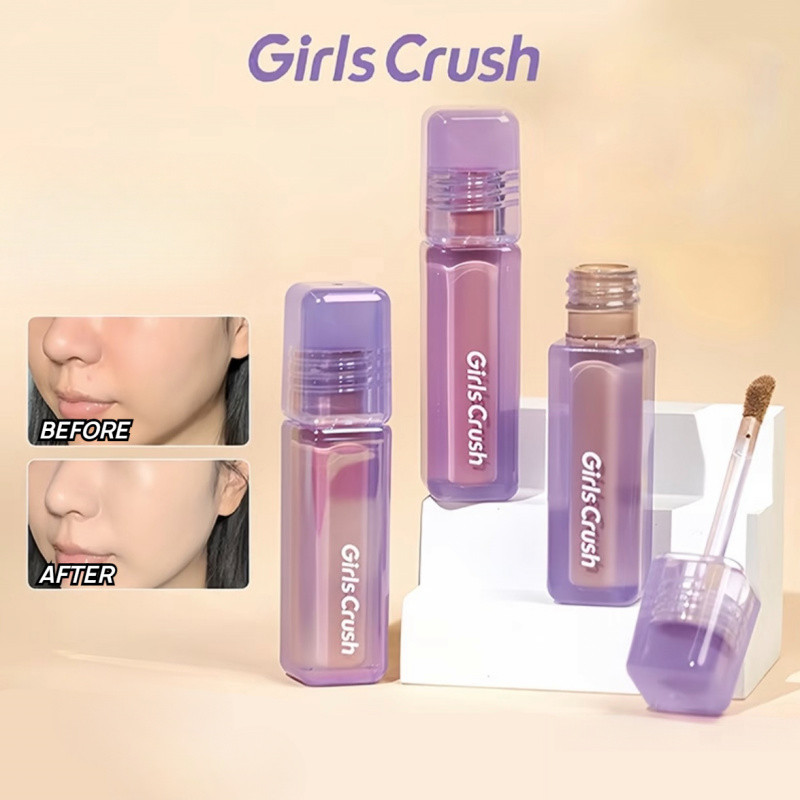 GIRLS CRUSH Concealer Dưỡng Ẩm Che Khuyết Điểm Có Vòng Tròn Tối Da Dầu Khô