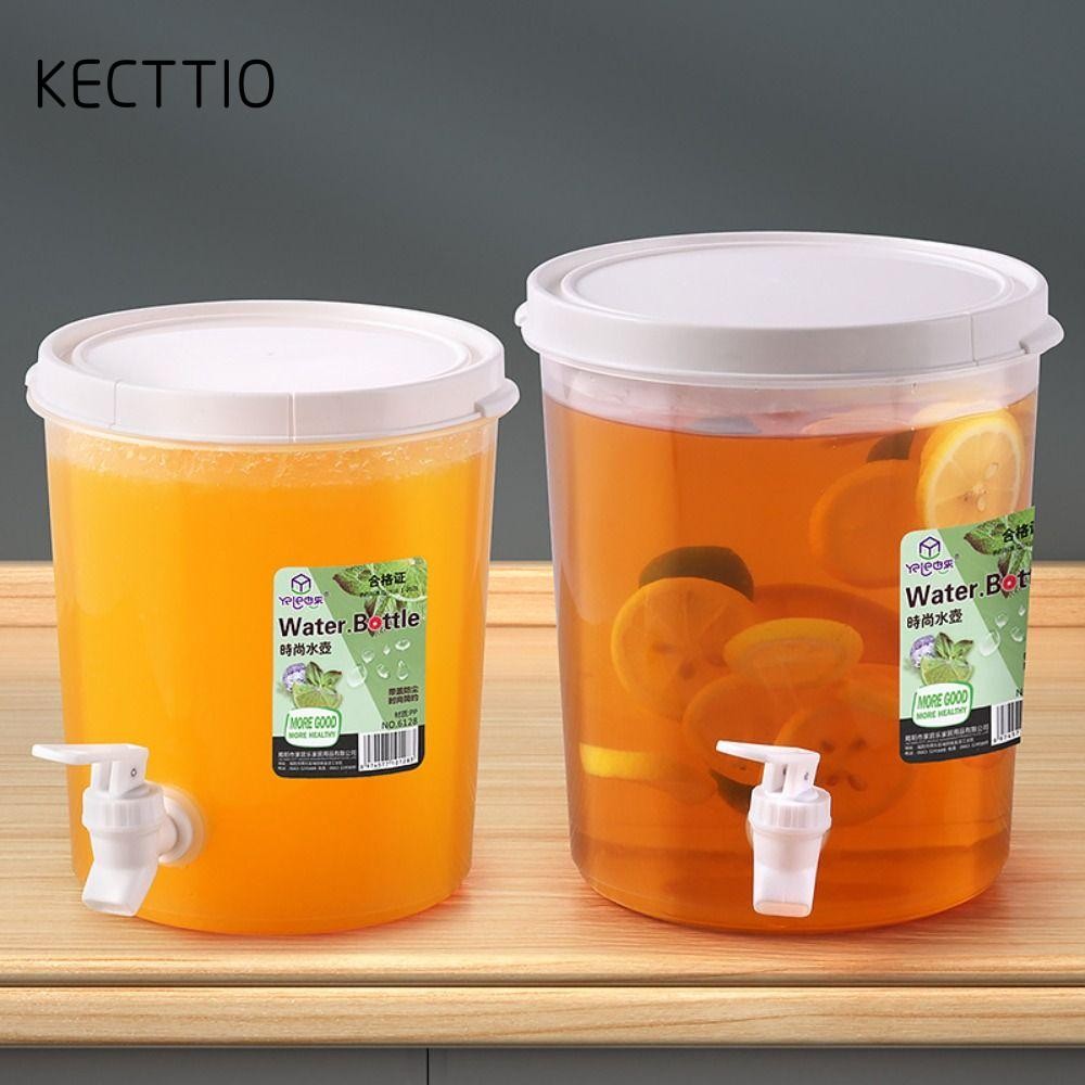 Ấm đun nước ép gia đình KECTTIO, Vòi có nắp Tủ lạnh Ấm đun nước lạnh, Bình đựng nước ép Nước chanh Đ