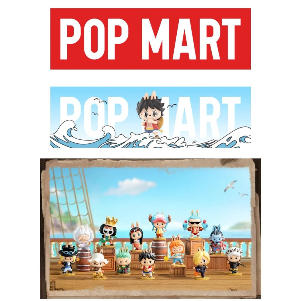 Popmart Official THE MONSTERS One Piece Series Blind Box LABU The Monsters One Piece Series Quà tặng