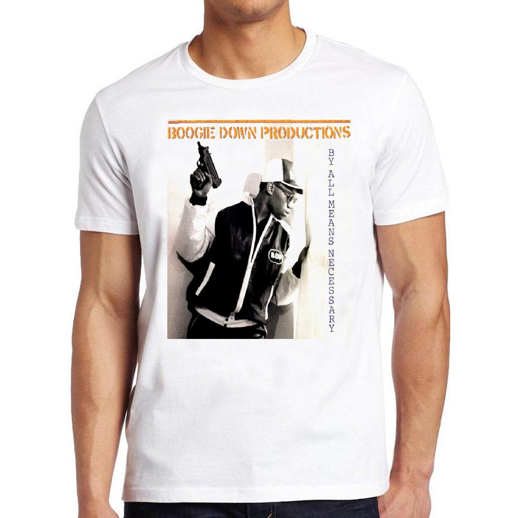 Boogie Down Productions Áo 80S 80S Rap Hip Hop Album Nhạc Retro Cool Top
