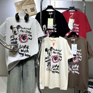 Áo phông chất cotton su form rộng tay lỡ nam nữ, áo  Behind