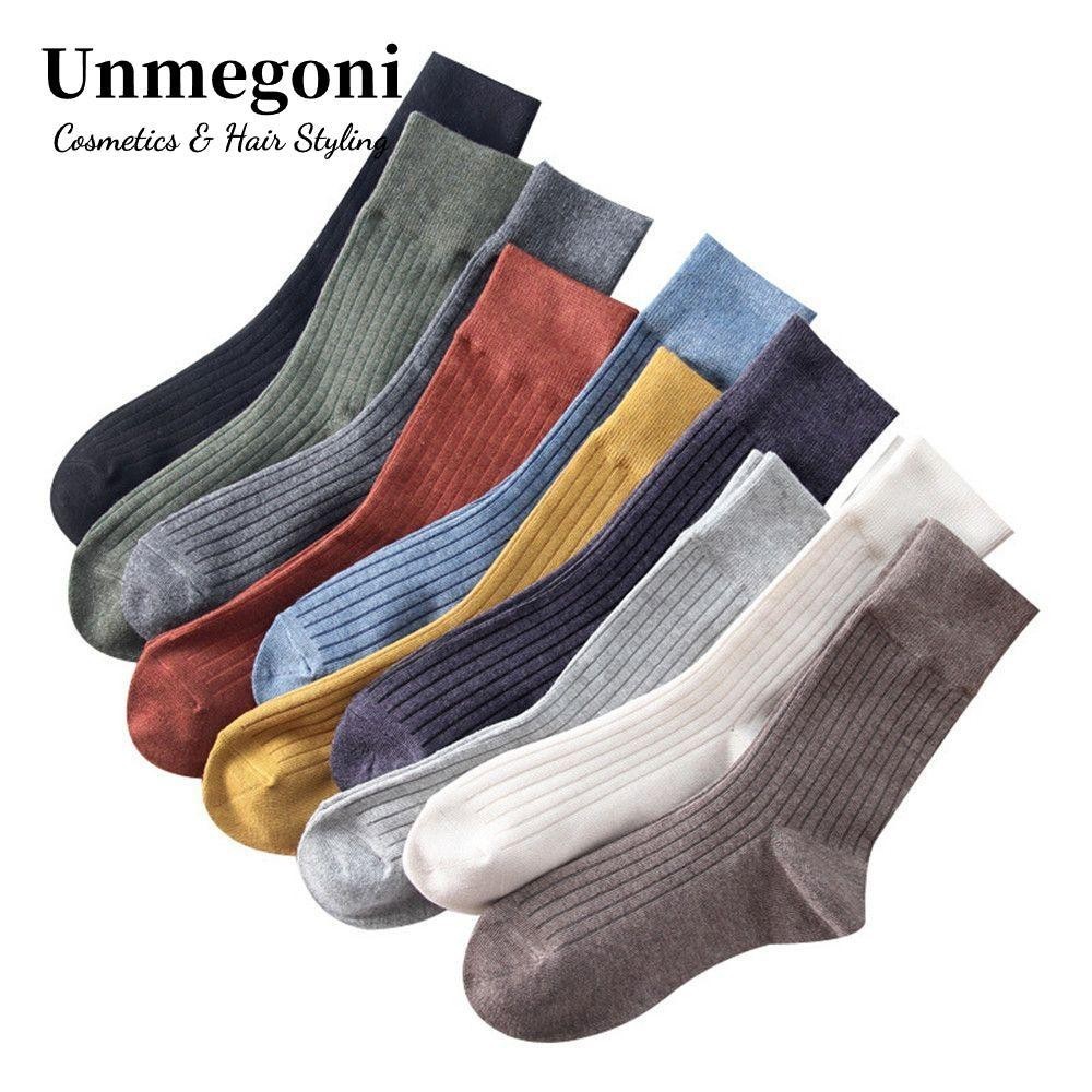 Unmegoni Vớ Cotton Dệt Kim Dày Cao Cấp Giữ Ấm Phong Cách Nhật Bản Cổ Đ