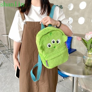 Shanlin hoạt hình ba lô ví đựng tiền xu hợp thời trang anime ba lô gấu dâu ba lô dung tích lớn ba lô trẻ em ba lô bé gái ba lô bé trai ba lô túi đeo vai đôi