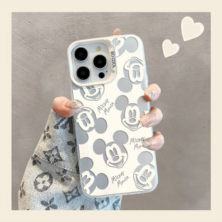 Ốp lưng Mickey cho iPhone 15 14 13 12 11 Pro Max X Xr Xs Max 7 8 Plus SE2020 / Realme / OPPO / VIVO / Xiaomi / Redmi Clear Soft Cover Full Cover Vỏ chống sốc