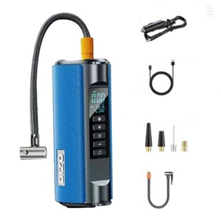 Máy bơm không khí ô tô không dây OZiO Máy nén khí di động 150PSI Lạm phát nhanh với đèn LED Hỗ trợ phát hiện áp suất lốp / Dừng tự động / Chức năng ngân hàng điện cho ô tô / xe máy / xe đạp Ti