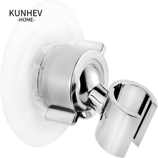 KUNHEV Giá đỡ đầu vòi hoa sen, Giá đỡ vòi hoa sen bằng thép ABS treo tường, Bình xịt tròn bền bỉ Phòng tắm cố định