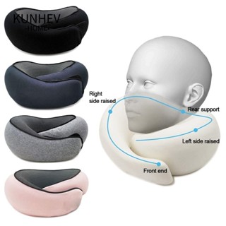 KUNHEV Gối Cổ Du Lịch, Gối Xốp Đầu Cổ Và cằm, Túi Dây Rút Mềm Di Động Đệm Máy Bay Có Thể Điều Chỉnh
