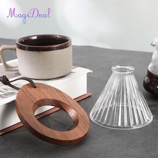 MagiDeal Giá đỡ nhỏ giọt cà phê bằng gỗ Phễu nhỏ giọt Cafe Phụ kiện Giá đổ trên