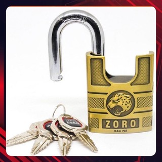 Ổ khóa ZORO 6 phân chống cắt,đầu báo,chìa kiếm ⚡FREE SHIP⚡ổ khóa bấm không cần chìa.khóa chống trộm công nghệ Mỹ
