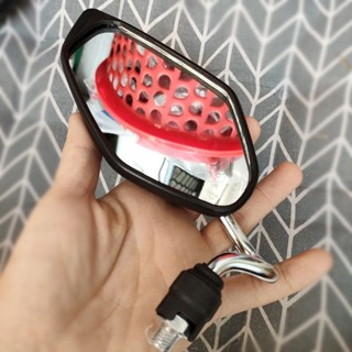  Gương chiếu hậu xe máy Gương Yamaha chân cong Inox kính chiếu hậu xe máy Sirius Exciter Wave Dream 