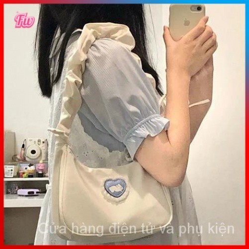 Túi kẹp nách 2022 thời trang túi dây rút thiết kế thỏ dễ thương cho phụ nữ