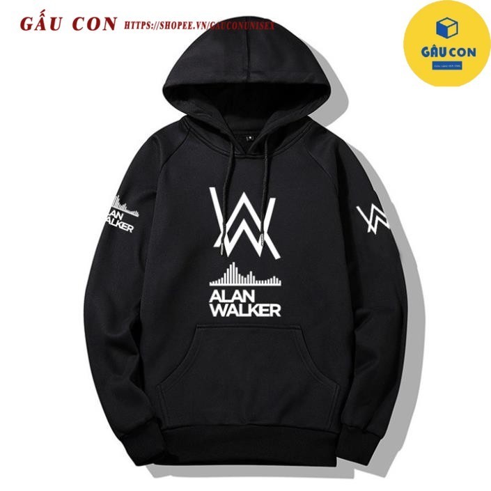 🎁HOT💥 Áo Alan Walker hoodie dài tay mũ trùm đầu sP yêu thích ❤