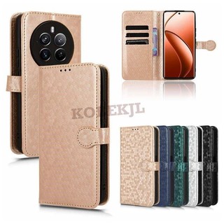 Ốp lưng Realme 12 ProPlus Flip Polka Dot Ví da PU Khe cắm thẻ Vỏ điện thoại cho Realme 12 11 Pro Plus 11X Realme12Pro + Vỏ đứng