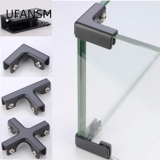 UFANSM Mã góc, Kẹp kính gia cố hợp kim nhôm, Kẹp cố định chữ T kiểu chữ L phần cứng