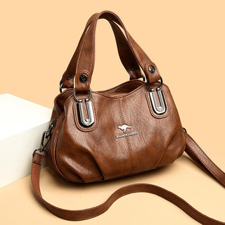 Kaidifeiniroo brand leather handbag women's bag 2024 new crossbody bag women's fashion shoulder bag soft leather handbag