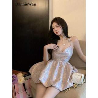 DannieWan váy Đầm váy nữ body đầm Casual Đơn giản Minimalist Dễ thương WLQ2430EVH 12Z240318