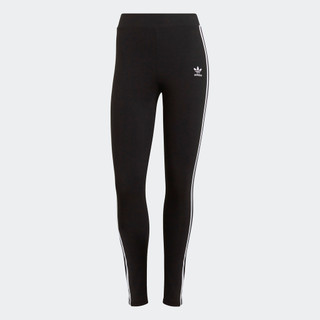 adidas Phong cách sống Quần bó 3 Sọc Classics Adicolor Nữ Đen GN4504