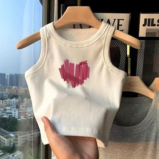  Áo Vest trẻ em phong cách mới Sling nhỏ mùa hè Áo yếm in hình mỏng cho bé gái
