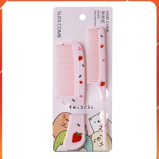 Set 2 Lược Chải Tóc Dễ Thương