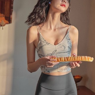 Áo ngắn tay tập Áo Bra Nữ Cổ Yếm Nhún Sau Lưng Tập Gym, Yoga, Zumba,Thể Thao Thỏa Mái Thoáng Mát EVASPORT