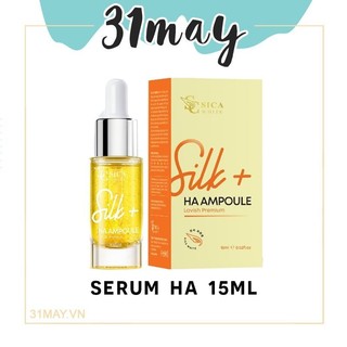 Serum HA Silk Sica White Size Trung tinh chất cấp ẩm dưỡng trắng da 15ml