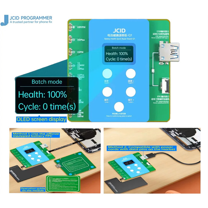 Box sửa % Pin JC Q1 Từ 11 - 15Pro Max