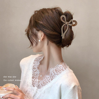 Nơ lớn kẹp tóc nữ lưng đầu kẹp tóc với cá mập kẹp tóc cao cấp mũ đội đầu