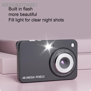 Washington057 Máy Ảnh Kỹ Thuật Số 48MP 4K 8x Zoom Chống Rung Màn hình TFT 2.7 inch Tự động lấy nét Làm đẹp khuôn mặt ảnh kỹ thuật số bỏ túi Bộ lọc nhiều màu dành cho sinh viên