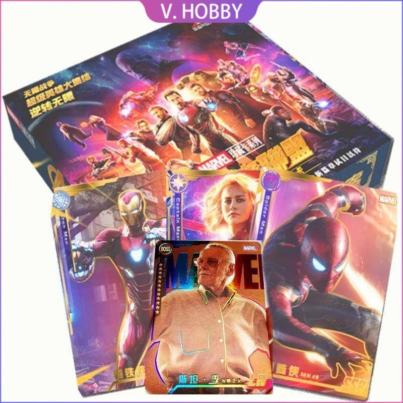 Bộ Sưu Tập Thẻ Bài Avengers Người Nhện Người Sắt Captain America Phiên Bản Sưu Tầm