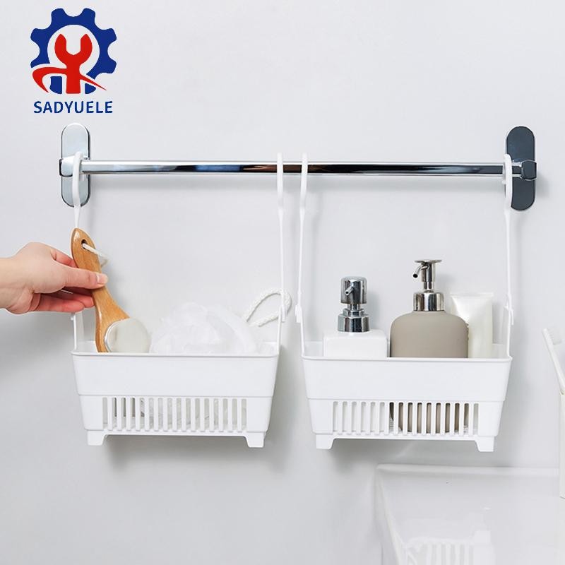 Storage Basket with Hanging Hook Household Shower Supplies Organizer