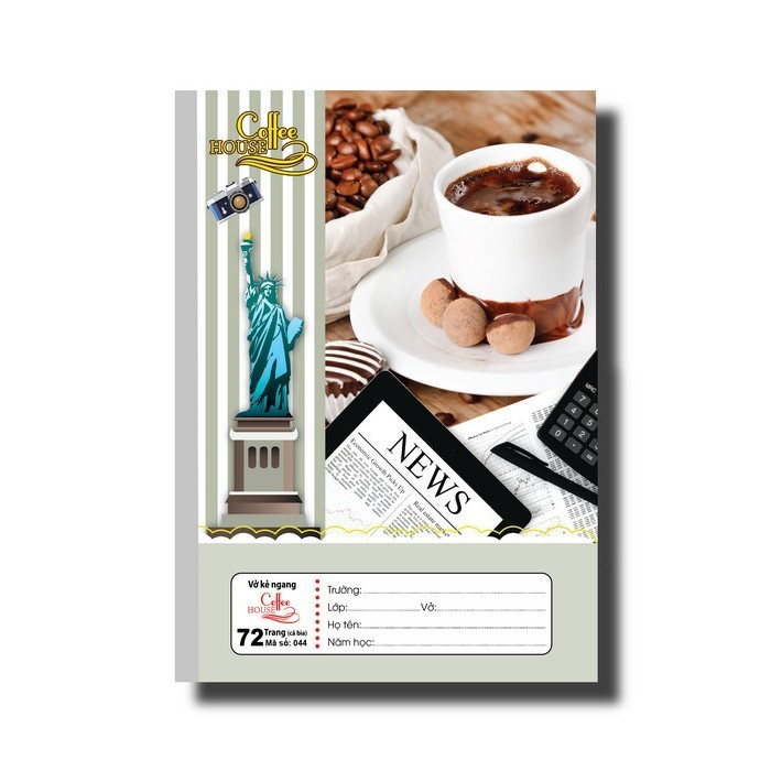 Vở kẻ ngang Coffee House Phúc Thịnh 0044