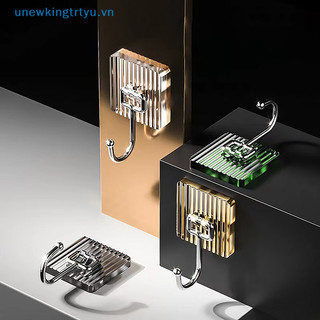 Unewtyu móc thép không gỉ nhà bếp phòng tắm móc kim loại không đục lỗ mạnh cửa không dấu vết tự dính móc treo vn
