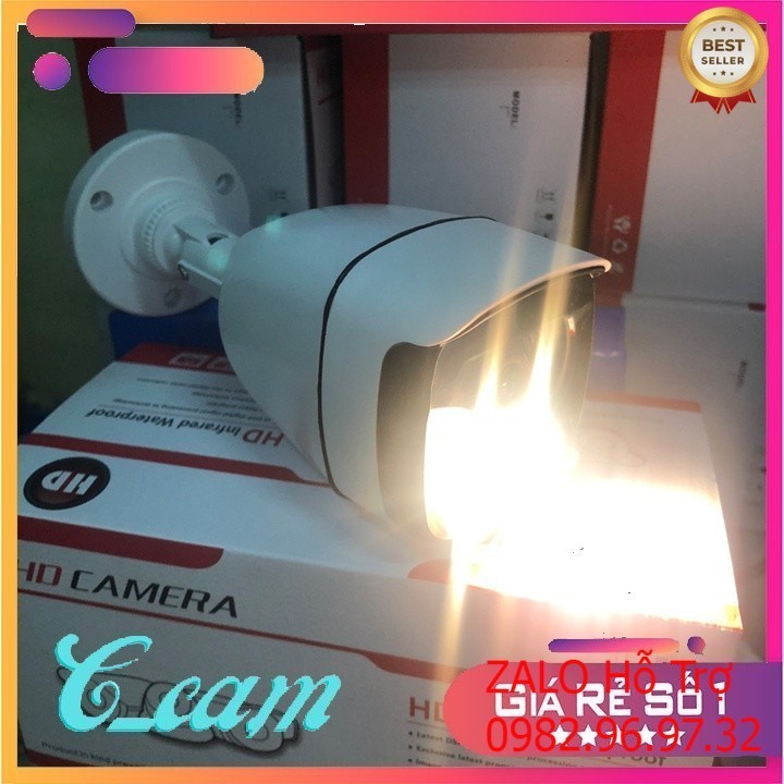 Camera IP 3.0 MP Full clor quay đêm có màu