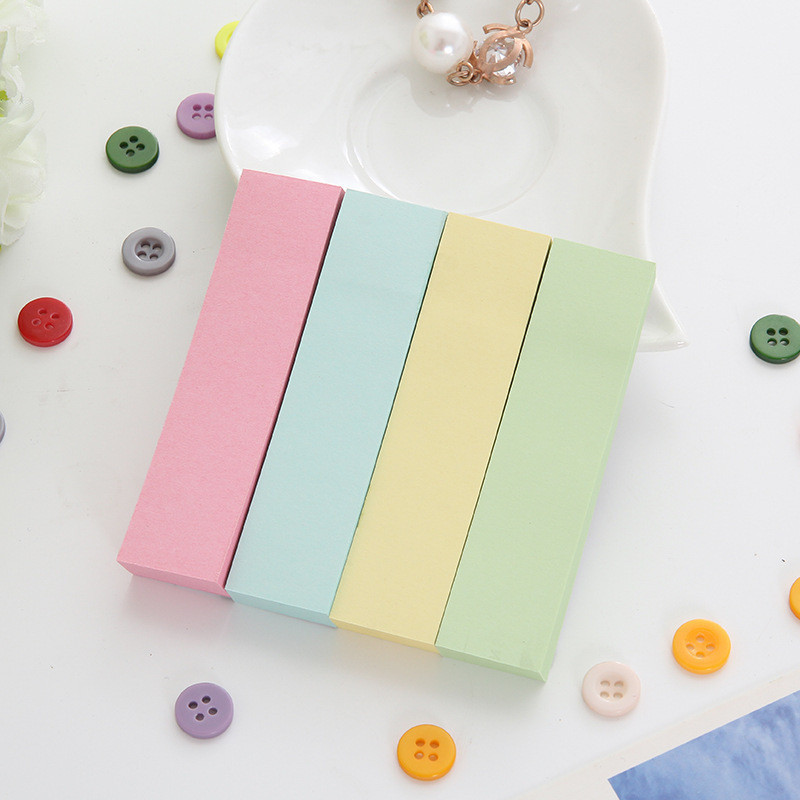 Set 100 giấy note , giấy đánh dấu Stick note 4 màu Chiuly C214