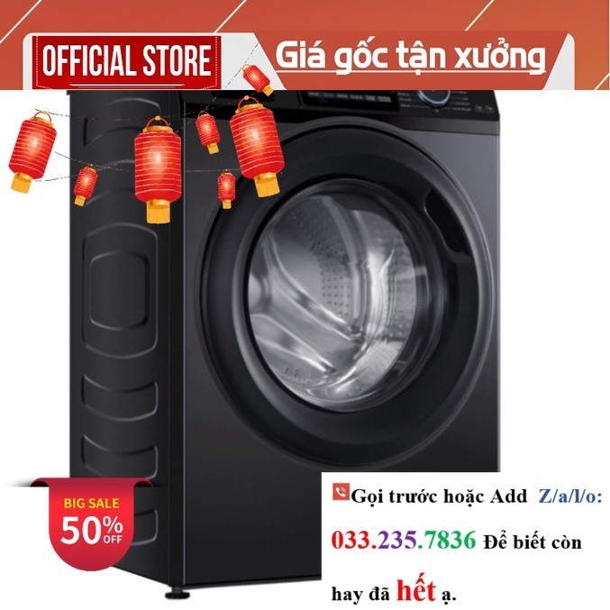 Máy giặt Aqua Inverter 8.5 kg AQD-A852J(BK) <new